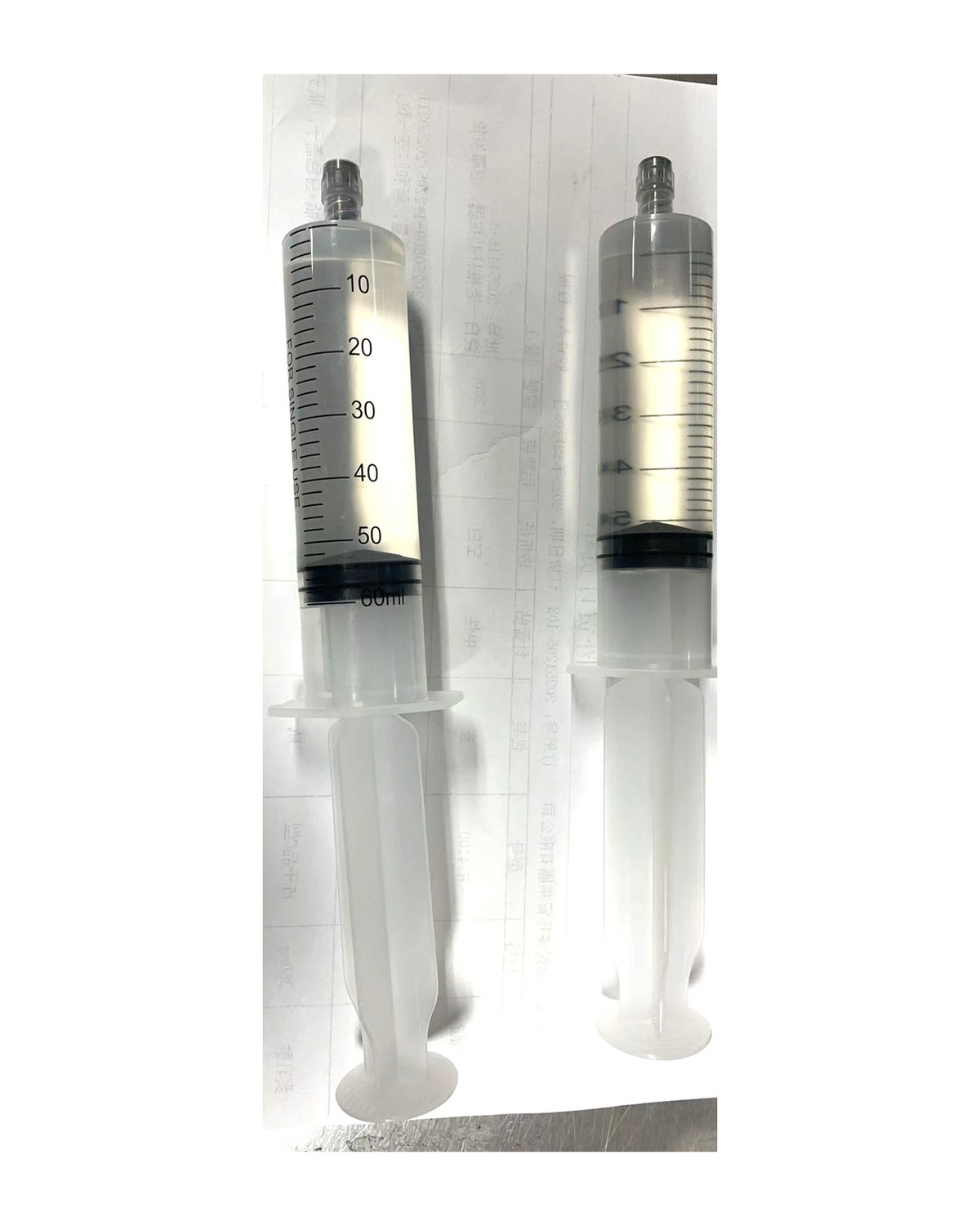 50 mL hyaluronic acid prefilled syringe